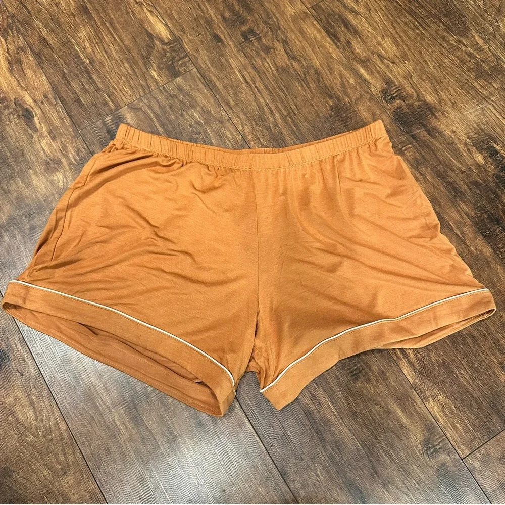 NORDSTROM Tencel Modal Moonlight Eco Pajama Set In Small Orange Soft Comfy PJs